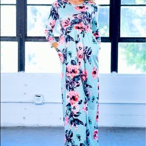 God shield maxi dress